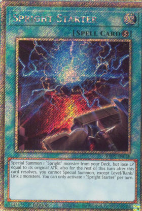 Spright Starter - RA05-EN068-PSR - (V.4 - Platinum Secret Rare) 1st Edition