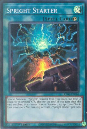 Spright Starter - RA05-EN068-SR - (V.1 - Super Rare) 1st Edition