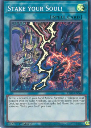 Stake your Soul! - RA05-EN069-SR - (V.1 - Super Rare) 1st Edition