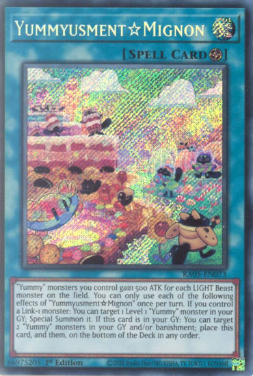 Yummyusment☆Mignon - RA05-EN073-SCR - (V.3 - Secret Rare) 1st Edition