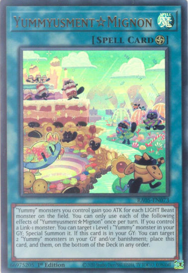 Yummyusment☆Mignon - RA05-EN073-UR - (V.2 - Ultra Rare) 1st Edition