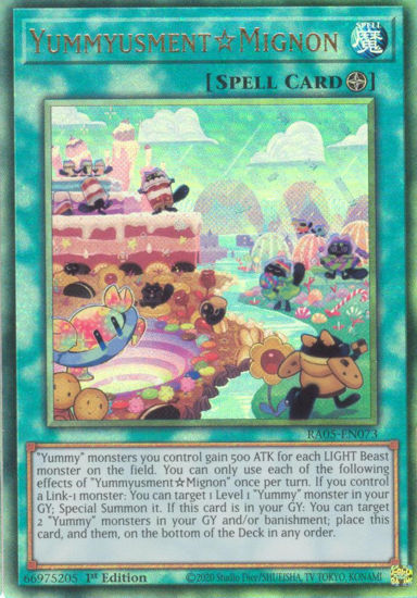 Yummyusment☆Mignon - RA05-EN073-UTR - (V.6 - Ultimate Rare) 1st Edition