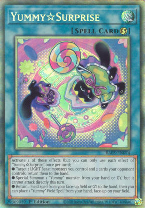 Yummy☆Surprise - RA05-EN074-CR - (V.5 - Collector's Rare) 1st Edition