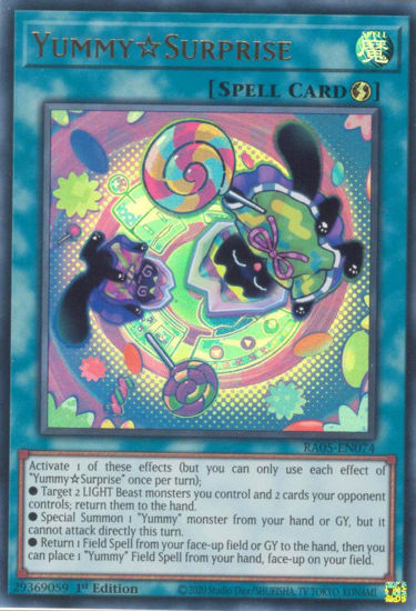 Yummy☆Surprise - RA05-EN074-UR - (V.2 - Ultra Rare) 1st Edition