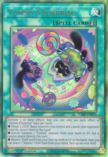 Yummy☆Surprise - RA05-EN074-UTR - (V.6 - Ultimate Rare) 1st Edition
