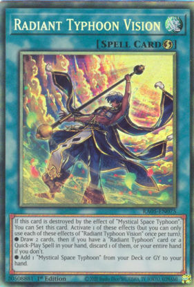 Radiant Typhoon Vision - RA05-EN075-CR - (V.5 - Collector's Rare) 1st Edition