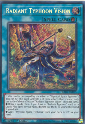Radiant Typhoon Vision - RA05-EN075-SCR - (V.3 - Secret Rare) 1st Edition