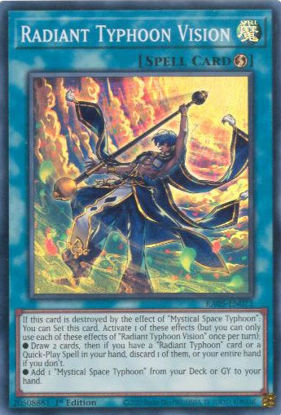 Radiant Typhoon Vision - RA05-EN075-SR - (V.1 - Super Rare) 1st Edition