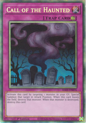 Call of the Haunted - RA05-EN076-CR - (V.5 - Collector's Rare) 1st Edition