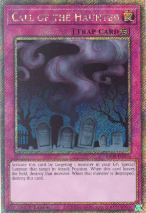 Call of the Haunted - RA05-EN076-PSR - (V.4 - Platinum Secret Rare) 1st Edition