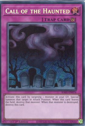 Call of the Haunted - RA05-EN076-SCR - (V.3 - Secret Rare) 1st Edition