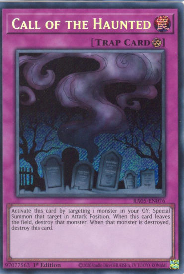 Call of the Haunted - RA05-EN076-SCR - (V.3 - Secret Rare) 1st Edition
