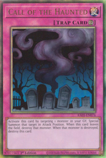 Call of the Haunted - RA05-EN076-UTR - (V.6 - Ultimate Rare) 1st Edition