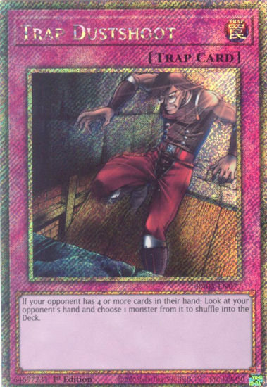 Trap Dustshoot - RA05-EN077-PSR - (V.4 - Platinum Secret Rare) 1st Edition