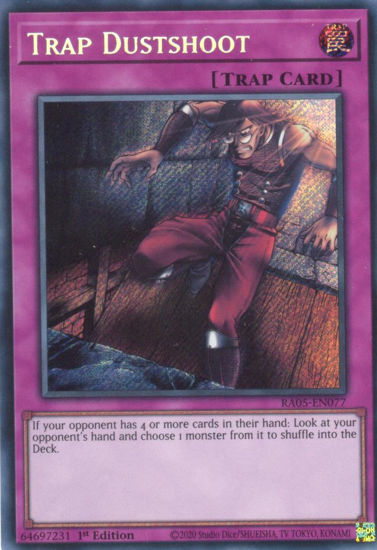 Trap Dustshoot - RA05-EN077-SCR - (V.3 - Secret Rare) 1st Edition