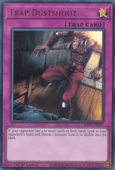 Trap Dustshoot - RA05-EN077-UR - (V.2 - Ultra Rare) 1st Edition