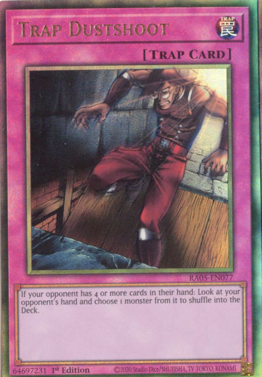 Trap Dustshoot - RA05-EN077-UTR - (V.6 - Ultimate Rare) 1st Edition