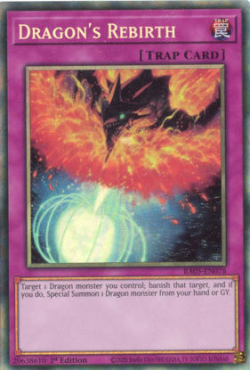 Dragon's Rebirth - RA05-EN078-CR - (V.5 - Collector's Rare) 1st Edition