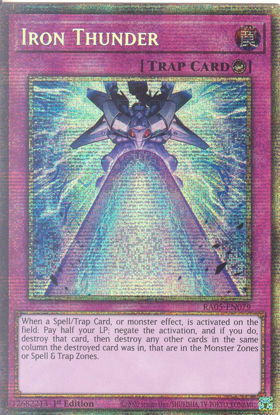 Iron Thunder - RA05-EN079-STR - (V.7 - Starlight Rare) 1st Edition