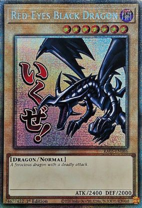 Red-Eyes Black Dragon - RA05-EN086-STR - (V.7 - Starlight Rare) 1st Edition