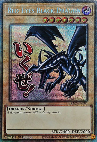 Red-Eyes Black Dragon - RA05-EN086-STR - (V.7 - Starlight Rare) 1st Edition