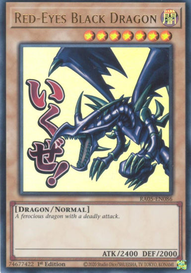 Red-Eyes Black Dragon - RA05-EN086-UR - (V.2 - Ultra Rare) 1st Edition