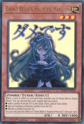 Ghost Belle & Haunted Mansion - RA05-EN092-UR - (V.2 - Ultra Rare) 1st Edition
