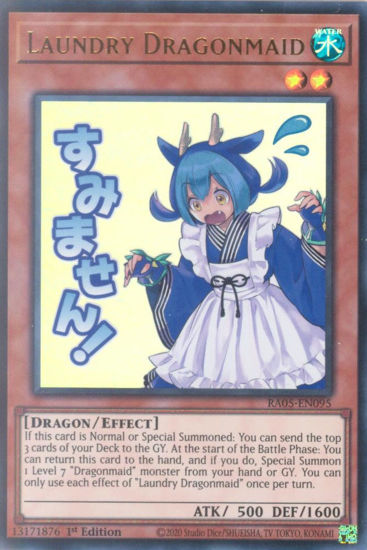 Laundry Dragonmaid - RA05-EN095-UR - (V.2 - Ultra Rare) 1st Edition