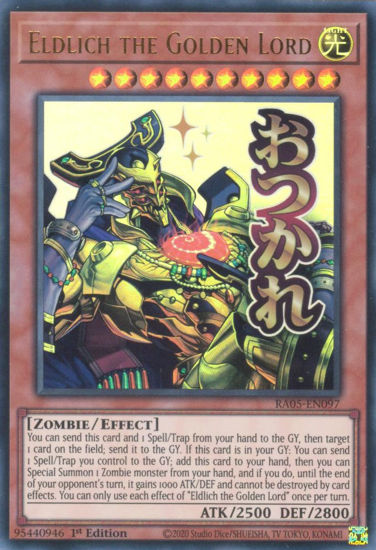 Eldlich the Golden Lord - RA05-EN097-UR - (V.2 - Ultra Rare) 1st Edition