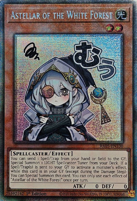 Astellar of the White Forest - RA05-EN100-STR - (V.7 - Starlight Rare) 1st Edition