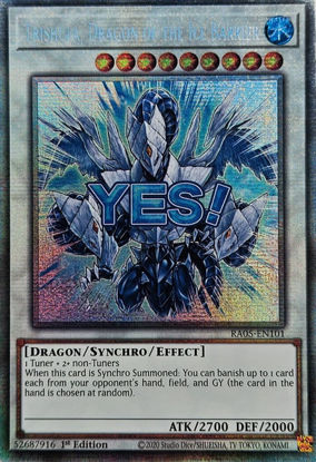 Trishula, Dragon of the Ice Barrier - RA05-EN101-STR - (V.7 - Starlight Rare) 1st Edition