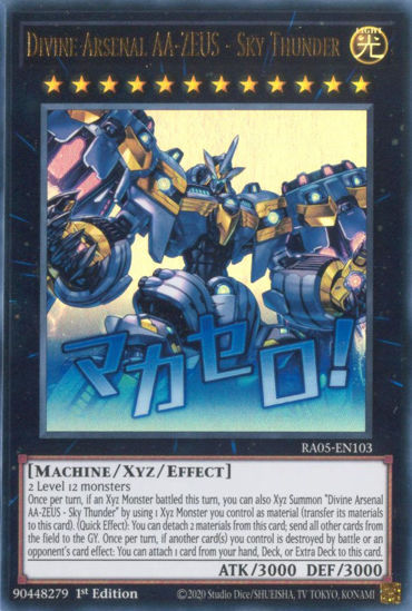 Divine Arsenal AA-ZEUS - Sky Thunder - RA05-EN103-UR - (V.2 - Ultra Rare) 1st Edition