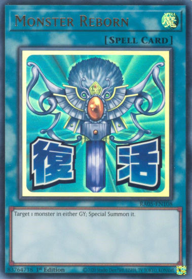 Monster Reborn - RA05-EN108-UR - (V.2 - Ultra Rare) 1st Edition
