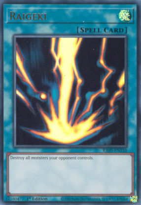 Raigeki - RA05-EN110-UR - (V.2 - Ultra Rare) 1st Edition