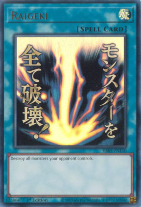 Raigeki - RA05-EN110-UR - (V.2 - Ultra Rare) 1st Edition