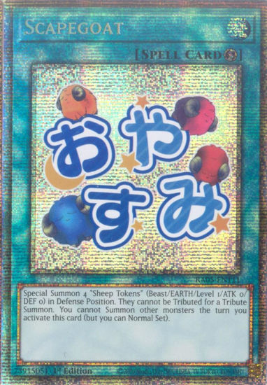 Scapegoat - RA05-EN111-STR - (V.7 - Starlight Rare) 1st Edition