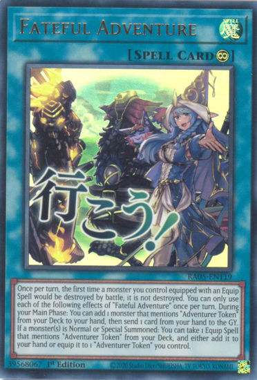 Fateful Adventure - RA05-EN119-UR - (V.2 - Ultra Rare) 1st Edition