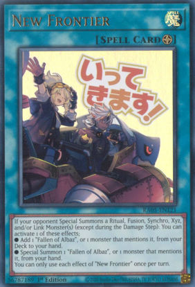 New Frontier - RA05-EN121-UR - (V.2 - Ultra Rare) 1st Edition