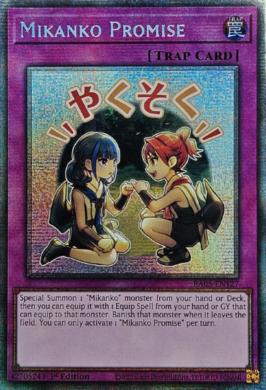 Mikanko Promise - RA05-EN127-STR - (V.7 - Starlight Rare) 1st Edition