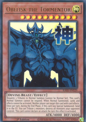 Obelisk the Tormentor - RA05-EN129-UR - (V.2 - Ultra Rare) 1st Edition
