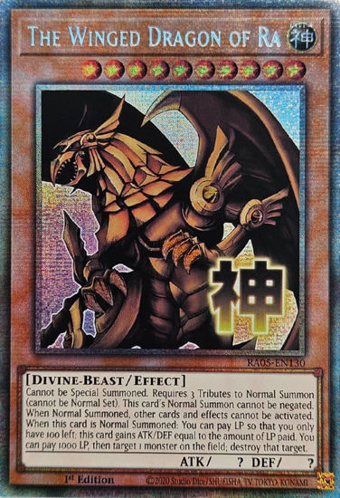 The Winged Dragon of Ra - RA05-EN130-STR - (V.7 - Starlight Rare) 1st Edition