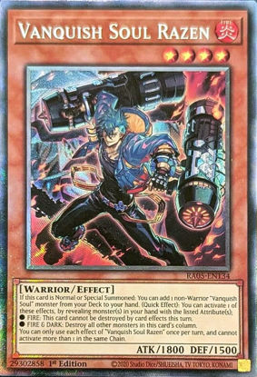 Vanquish Soul Razen - RA05-EN134-CR - (V.5 - Collector's Rare) 1st Edition