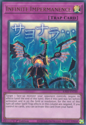 Infinite Impermanence - RA05-EN140-STR - (V.7 - Starlight Rare) 1st Edition
