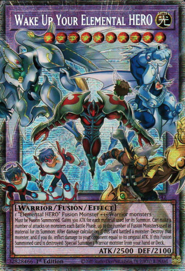 Wake Up Your Elemental HERO - RA05-EN142-STR - (V.7 - Starlight Rare Overframe) 1st Edition
