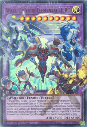 Wake Up Your Elemental HERO - RA05-EN142-UR - (V.2 - Ultra Rare Overframe) 1st Edition