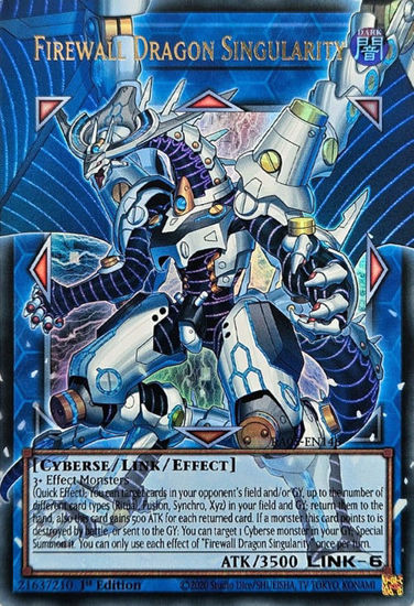 Firewall Dragon Singularity - RA05-EN146-UR - (V.2 - Ultra Rare) 1st Edition