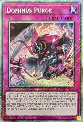 Dominus Purge - RA05-EN150-PSR - (V.4 - Platinum Secret Rare) 1st Edition