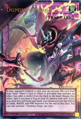 Dominus Purge - RA05-EN150-UR - (V.2 - Ultra Rare Overframe) 1st Edition