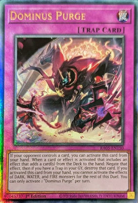 Dominus Purge - RA05-EN150-UTR - (V.6 - Ultimate Rare) 1st Edition