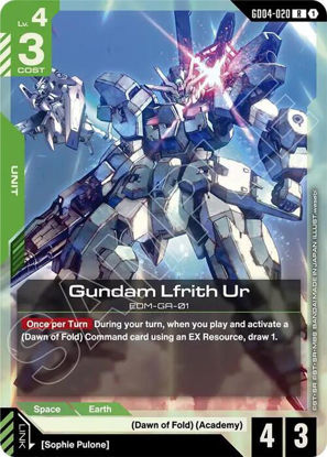 Gundam Lfrith Ur - GD04-020 - Rare